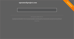 Desktop Screenshot of openstockproject.com